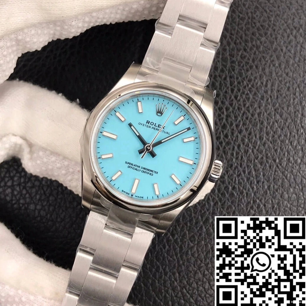 EW Factory Perpetual Blue 31MM M277200-0007 Turquoise Oyster Rolex Dial 0311